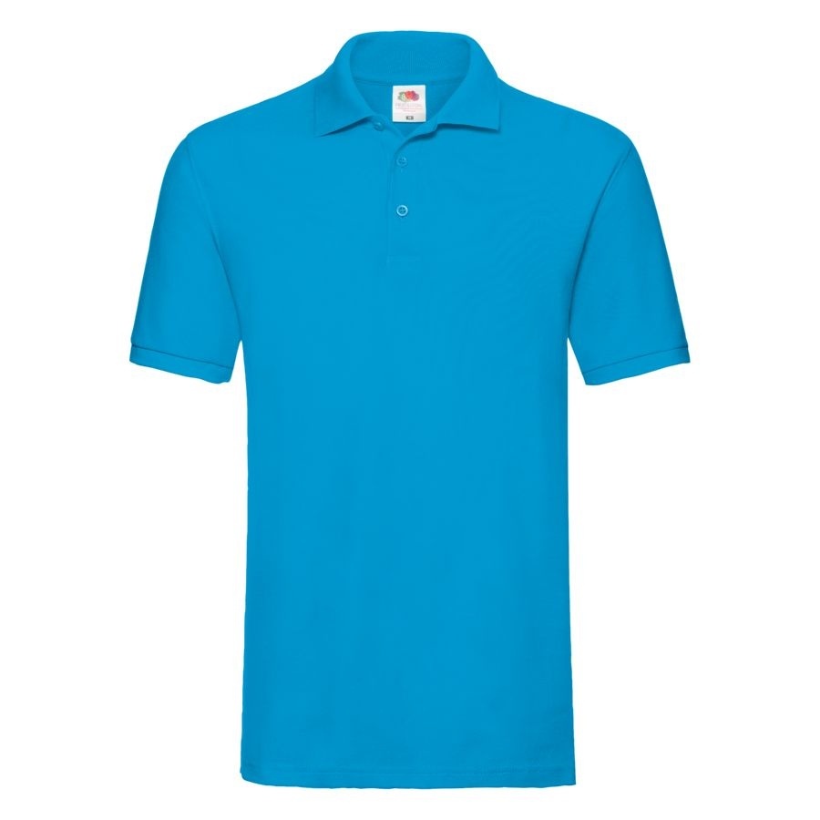 Поло &quot;Premium Polo&quot;, лазурно-голубой_2XL, 100% х/б, 180 г/м2