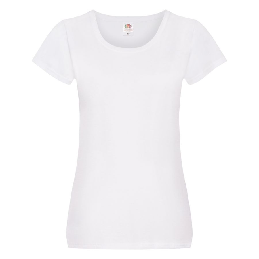 Футболка женская “Lady Fit Original T“, белый 2XL, 100% х/б, 140 г/м2