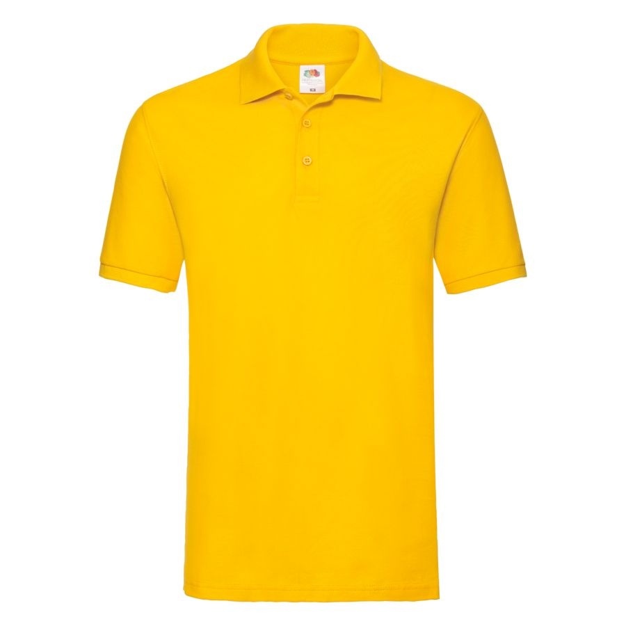 Поло &quot;Premium Polo&quot;, солнечно-желтый_2XL, 100% х/б, 180 г/м2