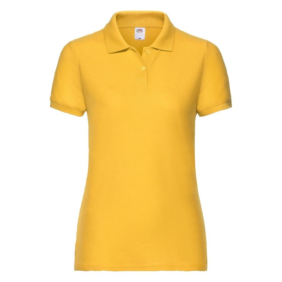 Поло &quot;Lady-Fit 65/35 Polo&quot;, солнечно-желтый_S, 65% п/э, 35% х/б, 180 г/м2