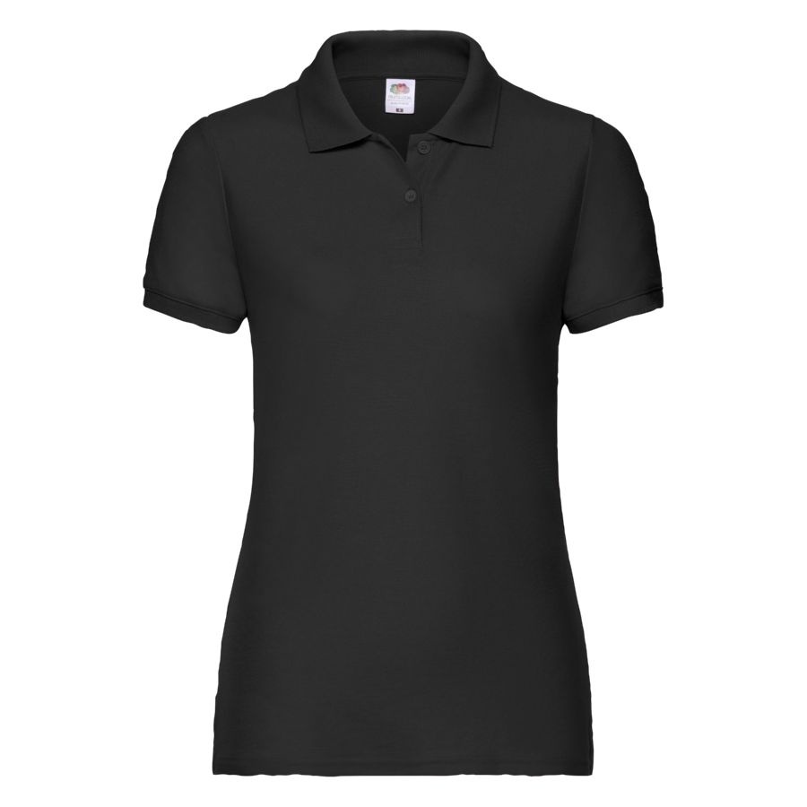 Поло &quot;Lady-Fit 65/35 Polo&quot;, черный_XL, 65% п/э, 35% х/б, 180 г/м2