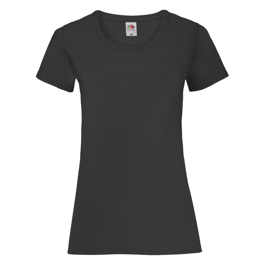 Футболка &quot;Lady-Fit Valueweight T&quot;, черный_L, 100% х/б, 165 г/м2