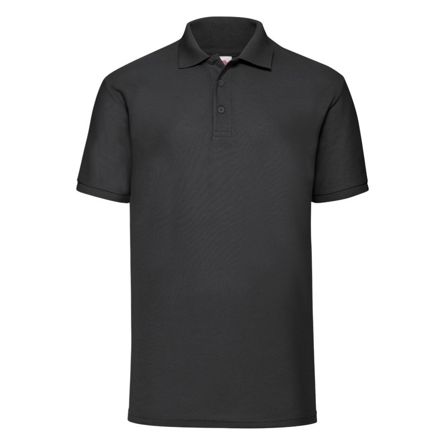 Поло &quot;65/35 Polo&quot;, черный_2XL, 65% п/э, 35% х/б, 180 г/м2