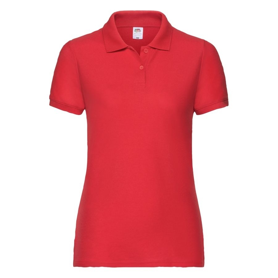 Поло &quot;Lady-Fit 65/35 Polo&quot;, красный_М, 65% п/э, 35% х/б, 180 г/м2