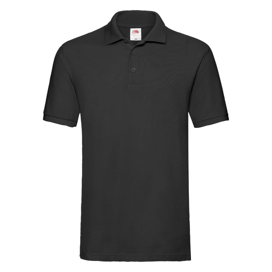 Поло &quot;Premium Polo&quot;, черный_2XL, 100% х/б, 180 г/м2