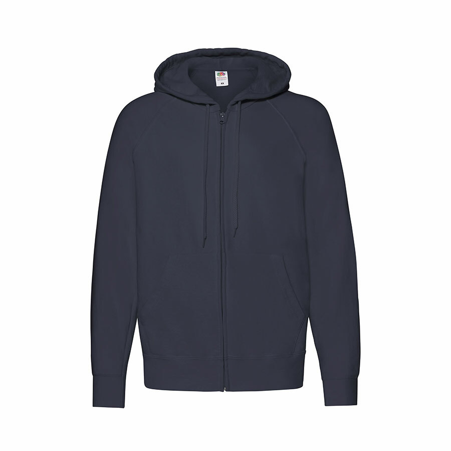 Толстовка без начеса &quot;Lightweight Hooded Sweat&quot;,  темно-синий, M, 80% х/б 20% полиэстер, 240 г/м2