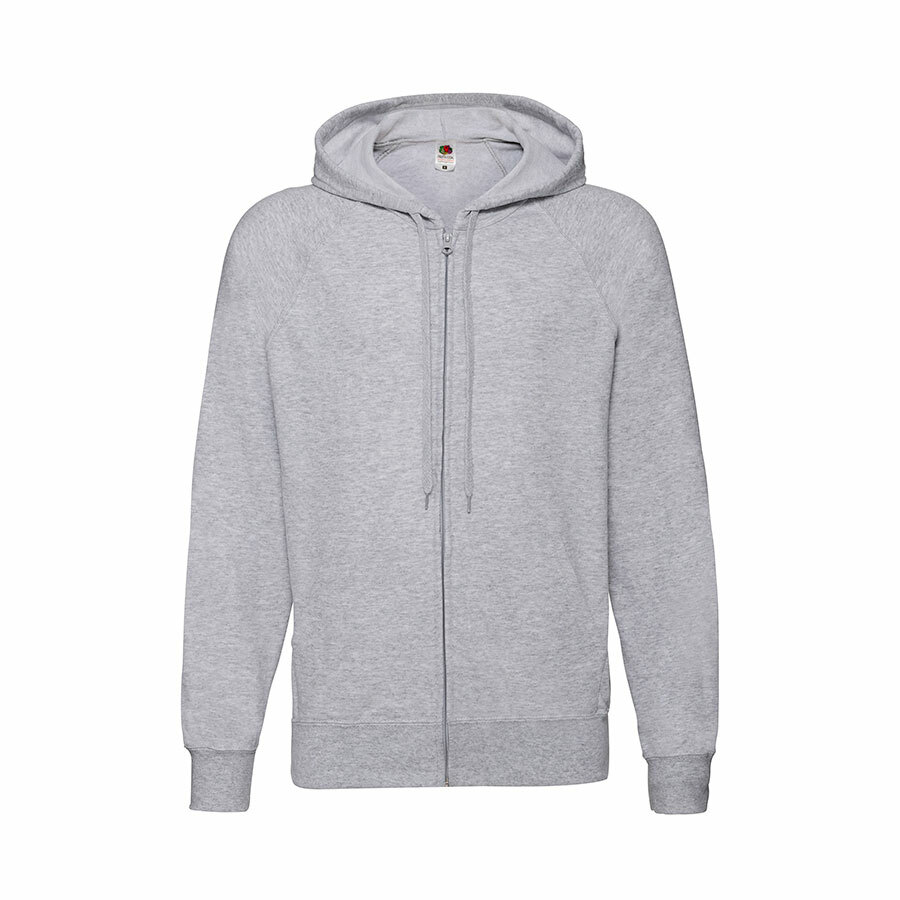 Толстовка без начеса &quot;Lightweight Hooded Sweat&quot;,  серый, S, 80% х/б 20% полиэстер, 240 г/м2