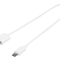 Кабель USB-A – Micro-USB TPE 2A, белый