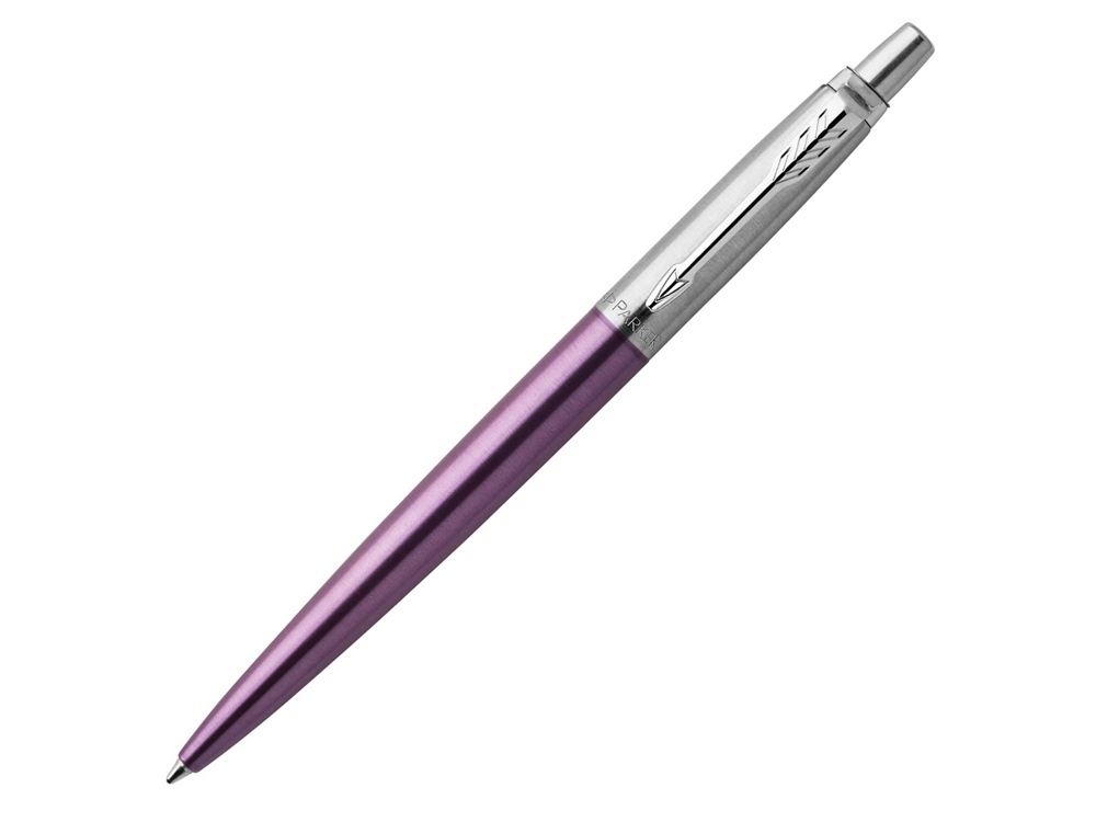 Шариковая ручка Parker &quot;Jotter Victoria Violet Chrome CT&quot;, стержень:M, цвет чернил: blue в подарочной блистерной упаковке