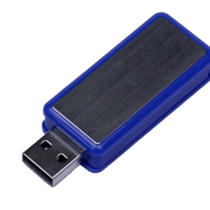 USB 2.0- флешка промо на 8 Гб прямоугольной формы, выдвижной механизм