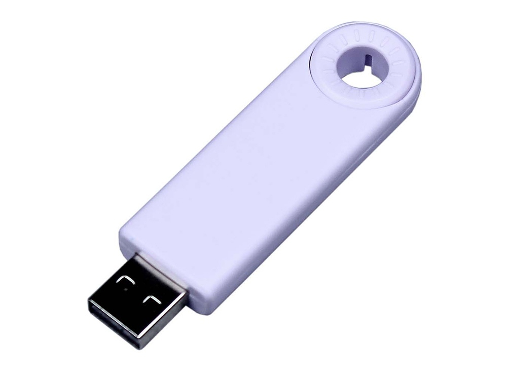 USB 3.0- флешка промо на 64 Гб прямоугольной формы, выдвижной механизм