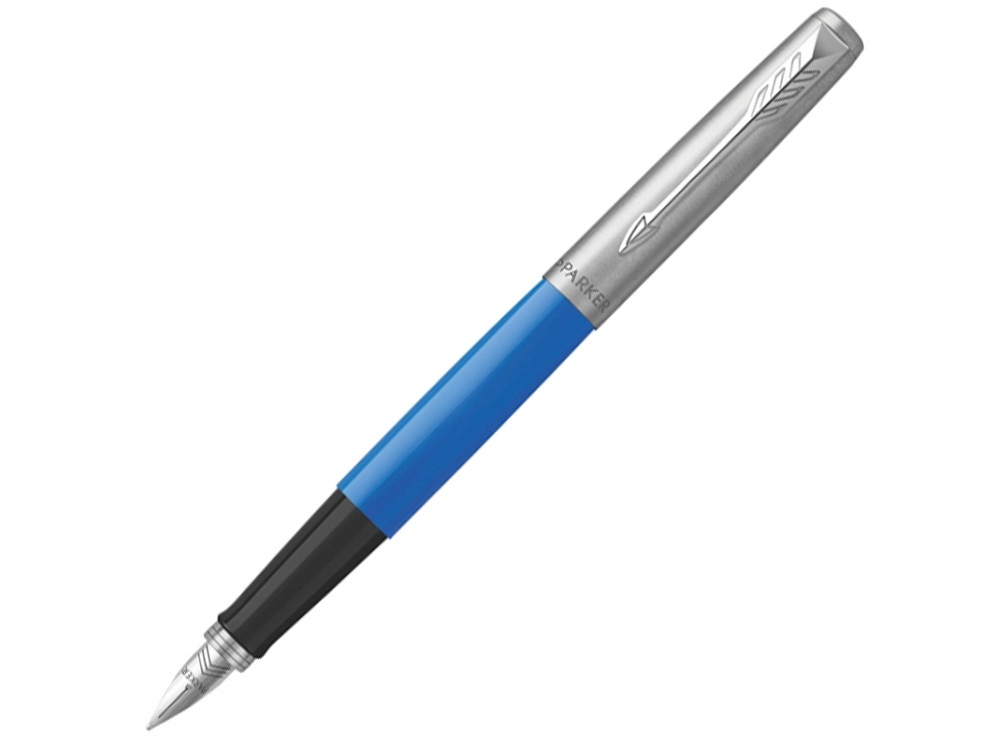 Перьевая ручка Parker Jotter, цвет ORIGINALS BLUE CT, цвет чернил синий/черный, толщина линии M, В БЛИСТЕРЕ