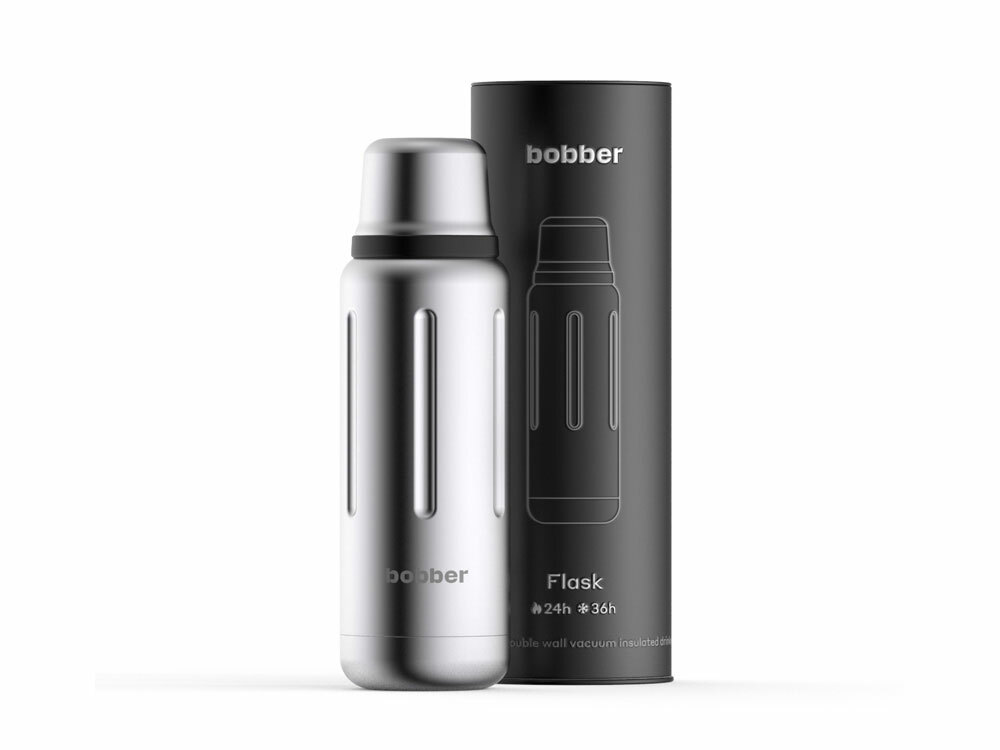 Термос для напитков, вакуумный, бытовой, тм &quot;bobber&quot;. Объем 0.47 литра. Артикул Flask-470 Matte